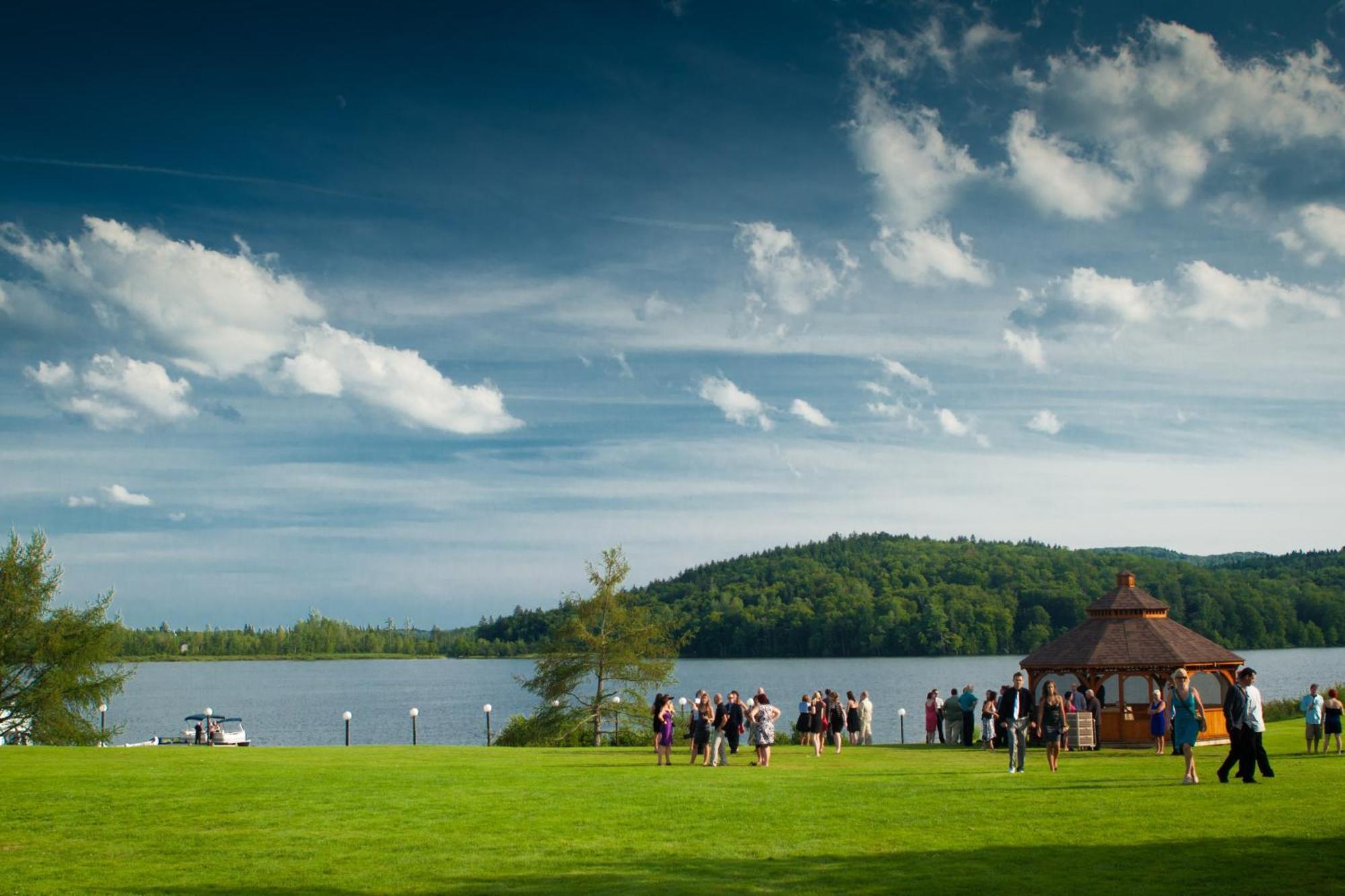 Le Manoir Du Lac Delage Stoneham Exteriér fotografie